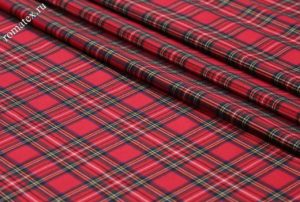 Пальтовая ткань  Костюмная «Шотландка»