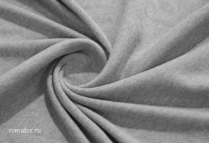 Ткань для спортивной одежды Кашкорсе цвет светло-серый