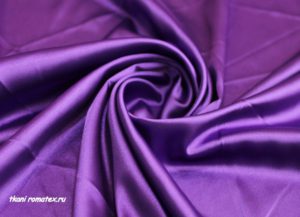Ткань атлас цвет фиолетовый